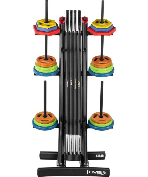 STR40 WEIGHT AND BARBELL TRAINING PUMP RACK COMMERCIAL HMS