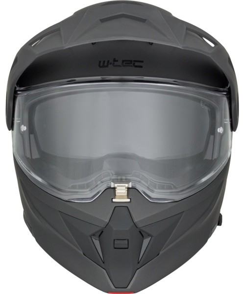 3-in-1 Flip-Up Motorcycle Helmet W-TEC Neovu - Grey