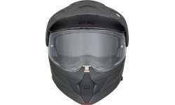 3-in-1 Flip-Up Motorcycle Helmet W-TEC Neovu - Grey