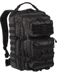 TACTICAL BLACK BACKPACK US ASSAULT LARGE