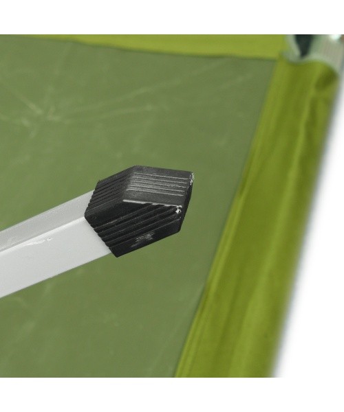 Camp Bed Highlander, Aluminum - Green
