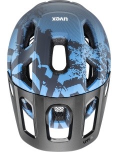 Uvex React Jr. MIPS helmet, azure - deep space matt