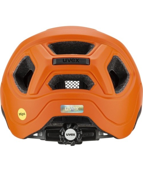 Uvex react jr. MIPS helmet papaya matt