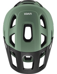 Šalmas Uvex react MIPS moss green-black matt