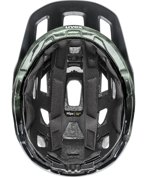 Šalmas Uvex react MIPS moss green-black matt