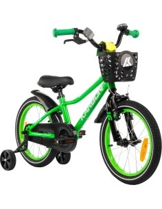Dviratis Karbon Jazz 16 green neon