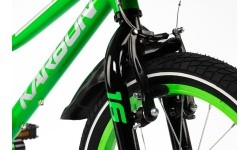 Dviratis Karbon Jazz 16 green neon