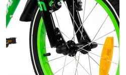 Dviratis Karbon Jazz 16 green neon