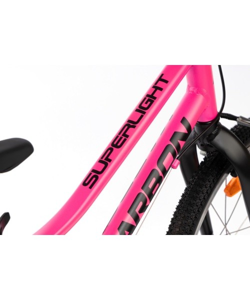 Karbon Superlight 20 bike, pink