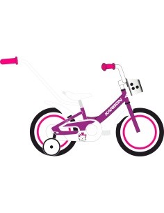 Karbon Tiara 14 Girls' Bike, Violet