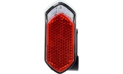 Galinis žibintas purvasaugiui / ant rėmo Fischer LED // veikia nuo dinamos