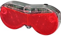 Fischer LED rear rack light, battery-powered