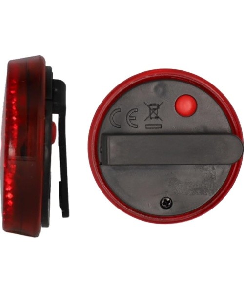 Fischer LED rear bike light, battery-powered