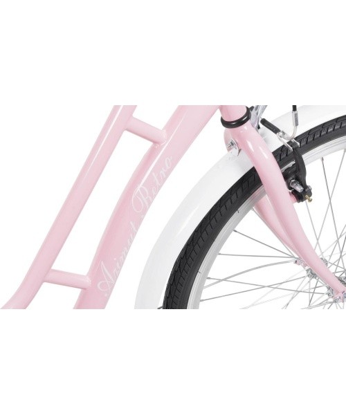 Dviratis AZIMUT Retro 26" 2025 light pink