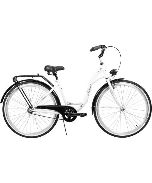 Dviratis AZIMUT City Lux 28" 2025 white-black