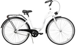 Dviratis AZIMUT City Lux 28" 2025 white-black