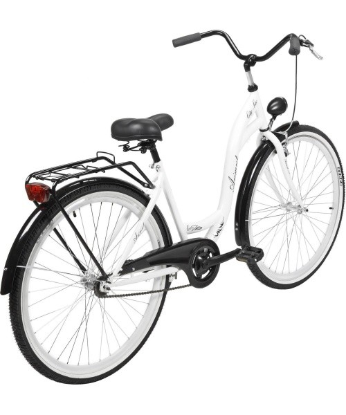 Dviratis AZIMUT City Lux 28" 2025 white-black