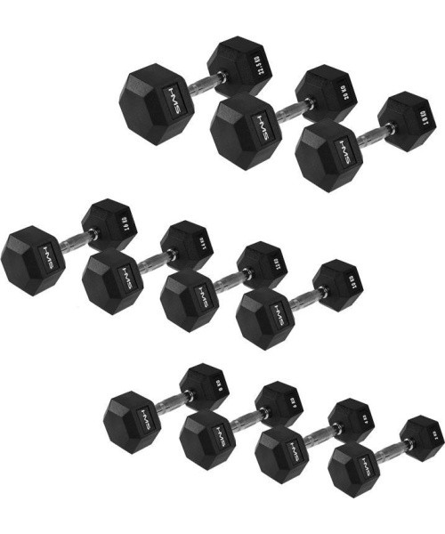HEX PRO DUMBBELL HMS - 32.5 kg