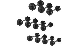 HEX PRO DUMBBELL HMS - 32.5 kg