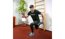 Lakuota medinė gimnastikos švediška sienelė inSPORTline 190x65cm 