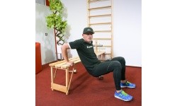 Lakuota medinė gimnastikos švediška sienelė inSPORTline 190x65cm 