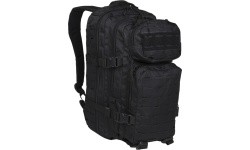 US BLACK LASER CUT ASSAULT BACKPACK SM