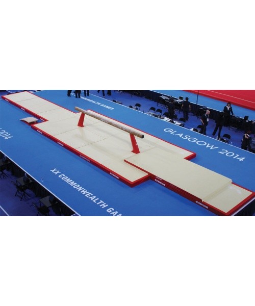 SET OF LANDING MATS FOR COMPETITION BEAM - WITH TOP MAT - 52 m² - FIG Approved