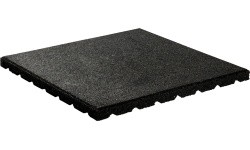 Multifunctional Rubber Tile Base Antishock - Black