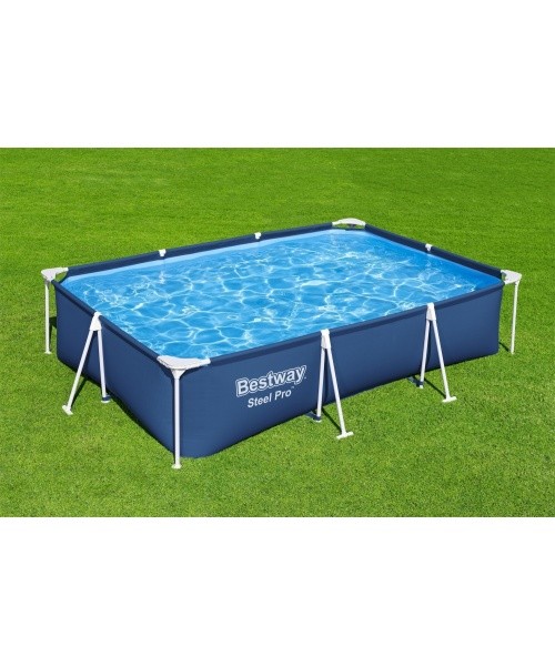 Rectangular rack pool 300 x 201 x 66 cm