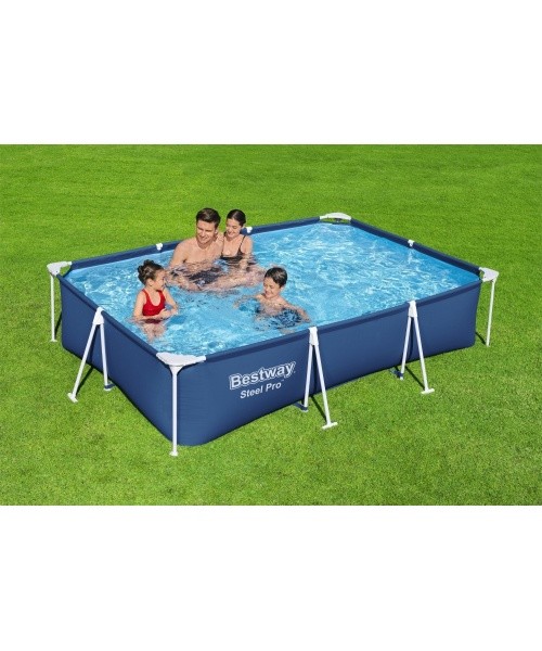 Rectangular rack pool 300 x 201 x 66 cm