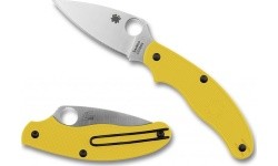 Folding Knife Spyderco C94PYL UK Penknife, Yellow
