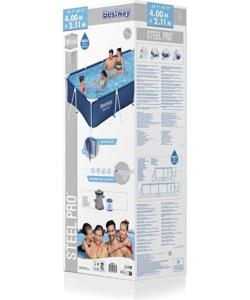 Pool Rack 400x211x81cm Family 3 in 1 BESTWAY