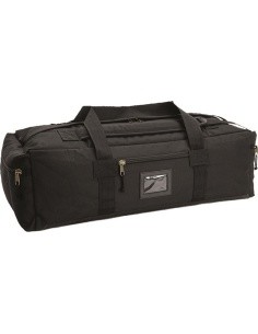 BLACK COMBAT DUFFLE BAG