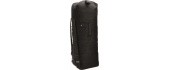 BLACK US COTTON DOUBLE STRAP DUFFLE BAG