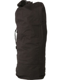 BLACK US PES DOUBLE STRAP DUFFLE BAG