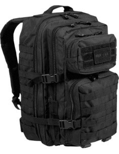 BLACK BACKPACK US ASSAULT LARGE
