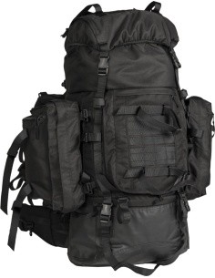 BLACK BACKPACK ′TEESAR®′ 100 LITER