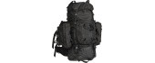 BLACK BACKPACK ′TEESAR®′ 100 LITER