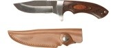 HUNTING KNIFE WITH WOODEN HANDLE