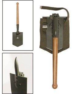 GERMAN FOLDING SHOVEL WITH POUCH