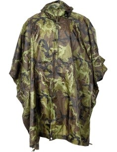 Rip Stop Poncho MFH - M 95 CZ Camo