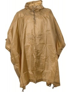 Rip Stop Poncho MFH - Coyote Tan