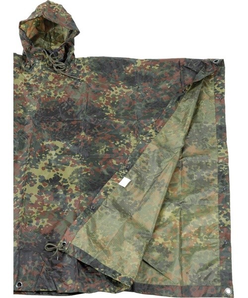 Rip Stop Poncho MFH - BW Camo