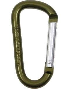 Carabiner D MFH - Green, 8mmx8cm