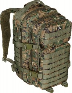 Backpack MFH Assault I - Digital Woodland, 30l