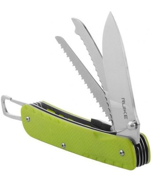 Pocket Knife Ruike LD4, Multifunctional, Green