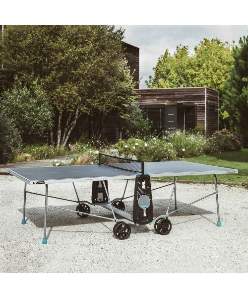 Lauko stalo teniso stalas Cornilleau 100X Sport Outdoor, mėlynas
