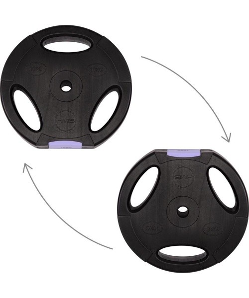 GSP40 ADJUSTABLE BARBELL WITH COMPOSITE PLATES HMS