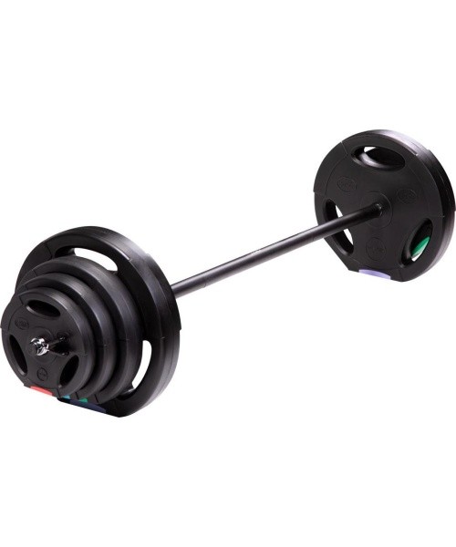 GSP40 ADJUSTABLE BARBELL WITH COMPOSITE PLATES HMS
