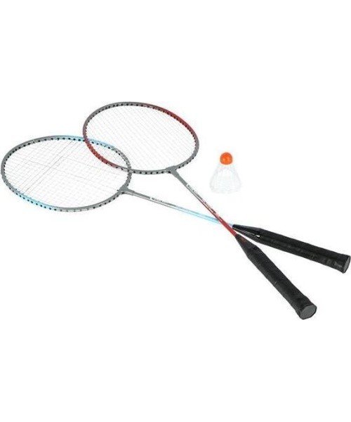Plieninis badmintono rinkinys NILS NRZ002, 2 raketės ir plunksninukai